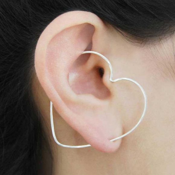 heart earrings