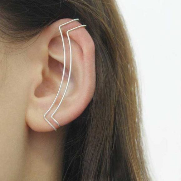 illusion earrings