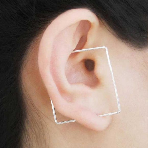 square earrings