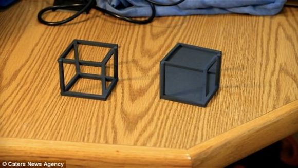 3D box illusion